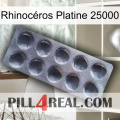 Rhinocéros Platine 25000 30